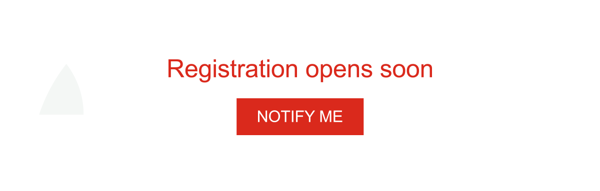Registration Starts in January 2024 ... Notify Me!